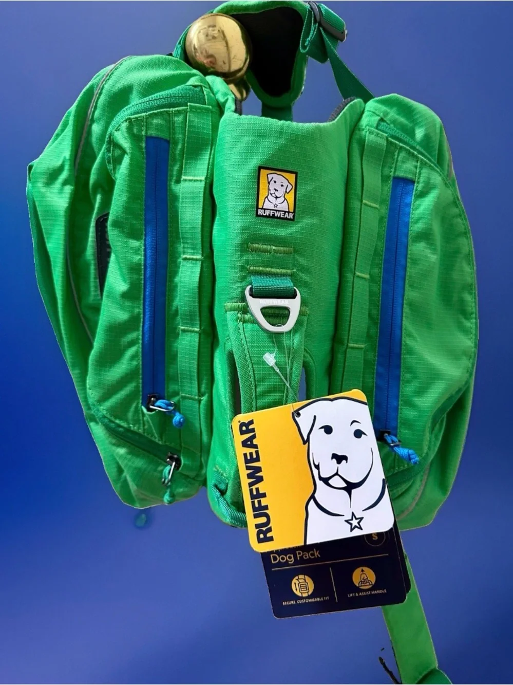 Ruffwear Approach Dog Pack-Everyday, Hiking, Size: S (22-27”), Meadow Green, NWT